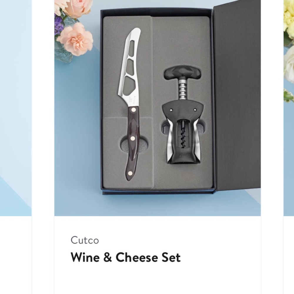 Cutco Wine and Cheese Gift Set - Brand new